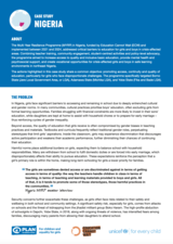 PLAN – Nigeria Case Study Cover